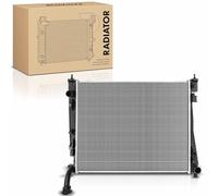 Frankberg Radiateur Refroidissement du Moteur avec AT Compatible avec Grand Cherokee IV WK WK2 3.6L 5.6L 2010-Aujourd'hui Grand Cherokee Fourgon WK2 3.6L 5.6L 2013-Aujourd'hui Remplacer# 55038185AE