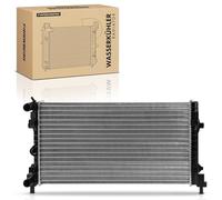 Frankberg Radiateur Refroidissement du Moteur Compatible avec A1 8X1 8XK 1.0L-1.6L 2010-2018 Ibiza IV 6J5 6P1 1.0L-1.6L 2008-2017 Fabia II 542 545 1.2L-1.6L 2007-2014 Remplacer# 6R0121253A