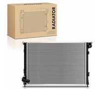 Frankberg Radiateur Refroidissement du Moteur Compatible avec M.i.n.i R50 R53 C.o.o.p.e.r One 1.6L 2001-2006 M.i.n.i Cabriolet R52 C.o.o.p.e.r One 1.6L 2004-2007 Essence Remplacer# 17117570821