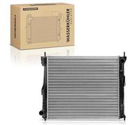 Frankberg Radiateur Refroidissement du Moteur Compatible avec Micra III K12 1.5L 2003-2010 Clio III BR0/1 CR0/1 1.2L 1.5L 2005-2014 Clio III Grandtour KR0/1 Remplacer# 21410AY600