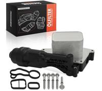 Frankberg Refroidisseur d'huile - Boîtier de filtre à huile - Réservoir de récupération d'huile - Compatible avec X1 M.i.n.i Countryman 2015-2024 - Assembly 2.0L - Pièce de rechange # 11428585237