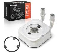 Frankberg Refroidisseur d'huile, échangeur de chaleur, huile moteur, avec joints, compatible avec Punto 188, remplace 60610797