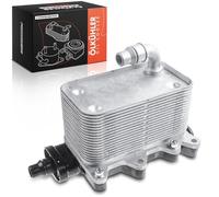 Frankberg Refroidisseur d'huile Huile moteur Compatible avec Série 5 E60 E61 2004-2010 Série 6 E63 E64 2007-2010 Série 7 E65 E66 E67 2002-2008 X3 E83 2004-2011 Remplacer# 0995002300