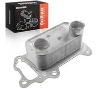 Frankberg Refroidisseur d'huile Huile moteur Diesel Compatible avec X1 E84 2.0L X3 E83 2.0L Série 3 Break E91 2.0L Série 1 E87 2.0L Série 5 Break E61 2.0L Remplacer# 11427802113