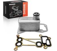 Frankberg Refroidisseur d'huile Huile moteur Diesel Compatible avec X5 E70 3.0L Série 5 F10 3.0L Série 5 Break F11 3.0L Série 3 Break E91 3.0L Série 5 Gran Turismo F07 3.0L Remplacer# 11428512435