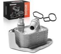Frankberg Refroidisseur d'huile Huile moteur Essence Compatible avec Série 1 E81 1.6L Série 3 Compact E46 1.8L X1 E84 2.0L Série 3 E46 2.0L Série 3 E46 1.8L Remplacer# 11427508967
