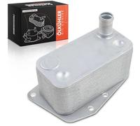 Frankberg Refroidisseur d'huile moteur compatible avec 1 E87 3 E46 E90 E91 Série 5 E60 E61 X3 E83 2000-2012 11427787698