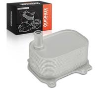 Frankberg Refroidisseur d'huile moteur compatible avec A4 Avant 8W5 8WD A6 Avant 4A5 Q5 Sportback FYT Q5 FYB FYG A6 4A2 A5 Cabriolet A7 Sportback Replace# 05L117021A