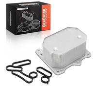 Frankberg Refroidisseur d'huile moteur diesel avec joint compatible avec Tourneo Custom V362 Bus F3 Ducato Kasten 250 Transit V363 Bus FAD FBD Boxer Bus Replace# 2007522