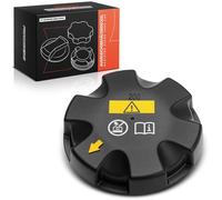 Frankberg Réservoir de compensation de radiateur Couvercle de bouchon de radiateur compatible avec X5 2007-2017 5 Series 2008-2011 X6 2008-2017 M3 M4 M5 M6 Expansion Réservoir Cap Replace# 17117639021