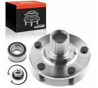 Frankberg roulement de roue Kit de roulements de roue Essieu Avant Roue à bride ⌀131.3 Compatible avec Transit Connect P65 P70 P80 1.8L 2002-2013 Remplacer# 518519