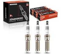 Frankberg SILZNAR8C7H Lot de 3 bougies d'allumage compatibles avec Fiesta VI CB1 CCN 1.0L 2012-2017 Focus III 1.0L 2012-2020 C-Max II Van 1.0L 2015-2019