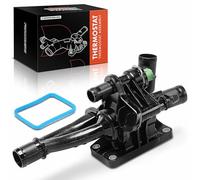 Frankberg Thermostat de Liquide de Refroidissement 2-Pôles Compatible avec Berlingo B9 Focus III C2 JM C4 LA Jumpy VF7 B-Max JK C-Max DM2 Ecosport Galaxy WA6 S-Max WA6 207 CC WD Remplacer# 9660660380