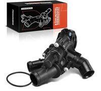 Frankberg Thermostat de Liquide de Refroidissement 87°C Avec Joints d'étanchéité Compatible avec Mult.ivan V VI 2.0L 2009-2015 Transporter V VI 2.0L 2009-2019 Remplacer# 03L121111F