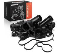 Frankberg Thermostat de Liquide de Refroidissement 92°C Compatible avec Golf Sportsvan Golf VII Polo Fabia III A4 Tigua.n A3 Octavi.a III Toura.n Cadd.y IV Ibiza IV Ibiza V Leon Remplacer# 04E121117E