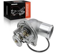 Frankberg Thermostat de Liquide de Refroidissement avec boîtier et joint Compatible avec Lacetti 2003-2013 Astra G 1998-2009 Vectra B 1995-2002 Remplacer# 96414627
