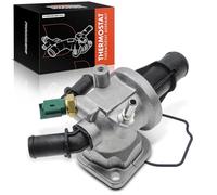 Frankberg Thermostat de Liquide de Refroidissement avec capteur boîtier et joint Compatible avec 500 2007-Aujourd'hui 2003-2013 Punto 2003-2012 KA 2008-2016 Remplacer# 1538707