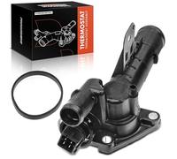 Frankberg Thermostat de Liquide de Refroidissement avec capteur boîtier et joint Compatible avec Qashqai +2 I 2007-2013 Clio III 2005-2012 M.e.g.a.n.e II 2002-2010 Remplacer# 110605536R