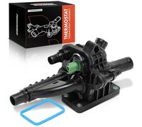 Frankberg Thermostat de Liquide de Refroidissement Compatible avec Berlingo Camionnette/MPV B9 1.6L 2010-2024 Berlingo Multispace B9 1.6L 2010-2024 C3 II SC 1.4L 1.6L 2009-2016 Remplacer# 9684588980