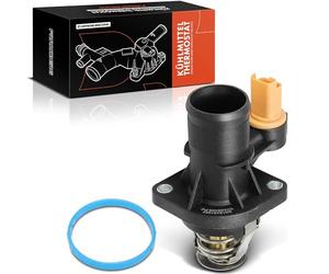 Frankberg Thermostat de Liquide de Refroidissement Compatible avec C4 Picasso I MPV UD 1.8i 16V 307 CC 3B 2.0 16V C4 Picasso I MPV UD 2.0i 16V 307 3A/C 2.0 16V 307 Break 3E Remplacer# 9648542680
