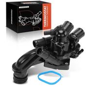 Frankberg Thermostat liquide de refroidissement compatible avec M.in.i R56 One 1.4L 1.6L 2006-2013 M.in.i Cabriolet R57 John Coo.per Works 1.6L 2008-2015 M.in.i Clubman R55 One Replace# 11538671513