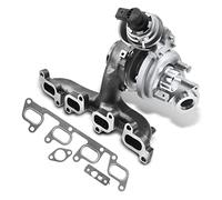 Frankberg Turbocompresseur Compatible avec A3 2009-2013 Octavia 2009-2013 Golf 2009-2016 P.a.s.s.a.t 2009-2014 Polo 2009-Aujourd'hui T.o.u.r.a.n 2010-2015 Nur pour 1.6 TDI