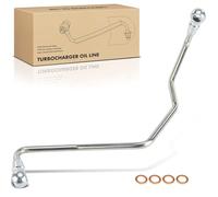 Frankberg Tuyau d'huile turbocompresseur compatible avec M.i.n.i R56 1.6L 2006-2013 M.i.n.i Coupe R58 1.6L 2010-2015 M.i.n.i Clubman R55 1.6L Essence 2007-2014 Replace # 16575 34454