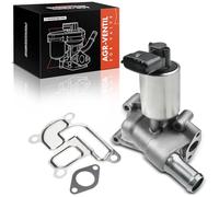 Frankberg Vanne EGR de recirculation des gaz d'échappement compatible avec Agila (A) Caravan CC Astra H Astra Combo Corsa C Meriva Tigra Twintop 1.0L 1.2L 1.4L Essence 2000-2021 Replace# 09158987
