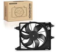 Frankberg Ventilateur Refroidissement du Moteur 2-Pôles Compatible avec Logan LS 1.4L 1.6L manuel 2004-2012 Logan Express FS 1.4L 1.6L manuel 2009-2012 Remplacer# 6001546844