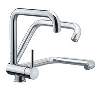 Franke Mitigeur d'évier Window 059357 – Bec orientable chromé