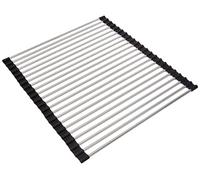 FRANKE 112.0075.642 | Rollmat en acier inoxydable pour évier | Couleur : Gris/noir