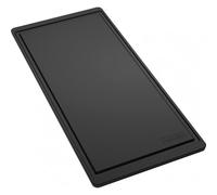 FRANKE 112.0520.471 | Planche à découper en plastique et acier inoxydable pour évier | Couleur : Noir