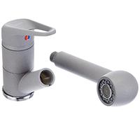 Franke 115.0030.729 Granit Robinet de cuisine avec un pull Out bec - Gris/Gris Pierre (en)