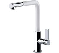 FRANKE 115.0373.944 Neptune Robinet de Cuisine, Chrome/Blanc