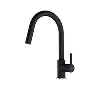Franke Robinet de cuisine LINA – Bec extractible en céramique – Couleur Onyx