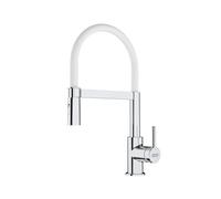 FRANKE 115.0626.088 | Robinet de Évier | Lina semi-pro | Couleur : Chrome/Blanc