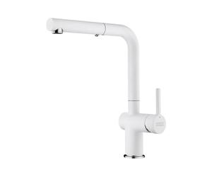 Franke 115.0653.387, Robinet de cuisine Active L pull out spray, Polar white
