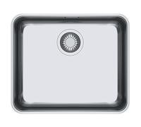 FRANKE 122.0204.649 | Évier de cuisine sous plan en acier inoxydable - Aton (ANX 110-48) | Cuve simple | Couleur/Finition : Inox soie