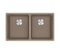 Franke 1250686737 - Évier Fragranite 2 Bacs 80 cm Oyster