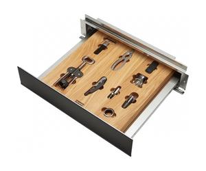 Franke 131.0694.161, Wine Accessory Drawer Mythos FMY 14 WCRD BK, Black