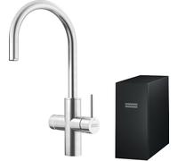 Franke 160.0708.956 Mythos Water Hub Sparkling Robinet de Cuisine/système de Filtration Multifonctionnel, Stainless Steel
