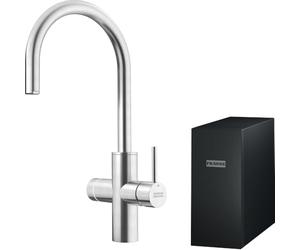Franke 160.0708.956, Robinet de cuisine/système de filtration multifonctionnel Mythos Water Hub Sparkling, Stainless steel