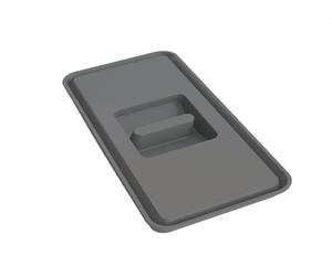 Franke accessoires pour systèmes de tri sélectif des déchets; couvercle anthracite, pour le bac de 12 l - 1330200695