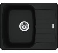 Franke Antea évier en granit 62x50 cm noir 114.0676.258