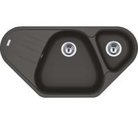 Franke Antea évier en granit 96x50 cm gris/graphite/onyx 114.0716.315