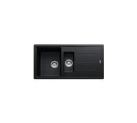 Franke - Basis BFG 651 Evier 97x50cm avec vide sauce et égouttoir réversible, Fragranit +, Onyx (BFG651ON)
