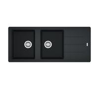 Franke Basis évier en granit 116x50 cm gris/graphite/onyx 114.0676.263