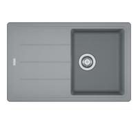 Franke - BASIS - Evier fragranit BFG 611-78, 780x500 mm, pierre grise (114.0285.186)