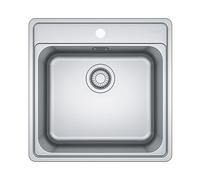 L'evier en acier inoxydable Franke Bell, BCX 610-51, n'a pas besoin d'etre nettoye.