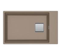 Franke Cuve kubus 20 kng 11062 fragranit oyster 1 grande cuve sans égouttoir sous plan 76 x 46 cm Oyster